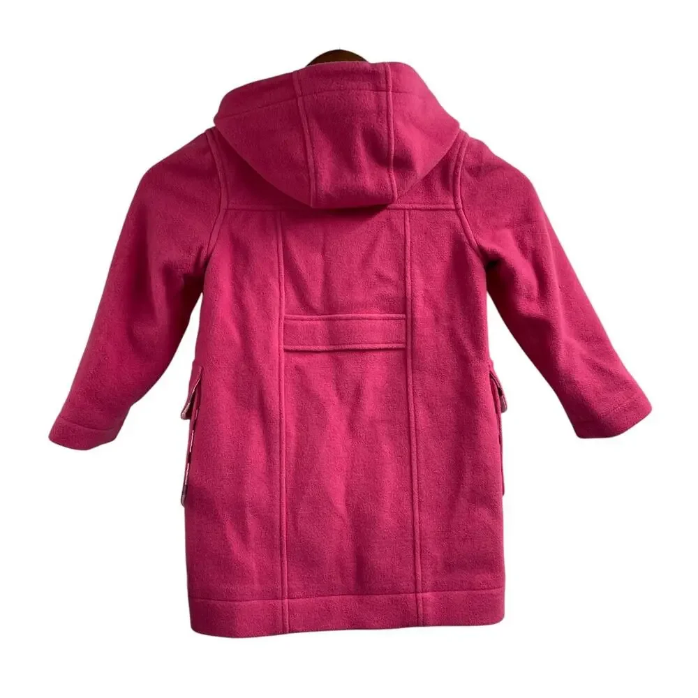 Pink Pea Coat Girls Dunnes Valentines Day 2-3 Years Wool Blend